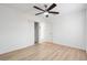 Cozy bedroom with light wood floors and ample closet space at 2802 21St W St, Bradenton, FL 34205