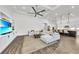 Bright, open living space featuring a modern kitchen and spacious living room at 3379 Chestertown Loop, Bradenton, FL 34211