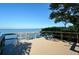 Community resident sunset deck overlooking ocean, with steps to access the water at 3430 77Th W St # 301, Bradenton, FL 34209
