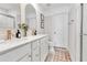 Elegant bathroom featuring double vanity, modern fixtures, and bright, clean finishes at 4728 Old Blush St, Bradenton, FL 34211