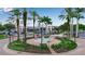 Charming community featuring fountain, flags, landscaping and a pedestrian friendly design at 4728 Old Blush St, Bradenton, FL 34211