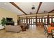 Spacious clubhouse featuring comfortable seating and tables for events and gatherings at 5104 Benito Ct, Bradenton, FL 34211
