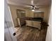 Spacious bedroom with decorative ceiling fan and natural light at 611 Missouri Rd, Venice, FL 34293