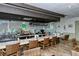 Interior shot of a well-stocked bar featuring many liquor bottles and a counter with seating at 6905 Pine Valley St, Bradenton, FL 34202