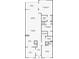 Detailed floor plan showcasing the layout of the home including the bedrooms, bathrooms, and kitchen at 1000 San Lino Cir # 1032, Venice, FL 34292