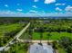 Eye-level perspective of lush green land with mature trees and serene water views with a blue sky at 1230 Bayshore Dr, Terra Ceia, FL 34250