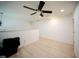 Large bonus room featuring recessed lights and a ceiling fan, with a neutral color palette at 13084 Tigers Eye Dr, Venice, FL 34292