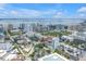 Aerial view showing proximity to the bay and city amenities at 200 Cocoanut Ave # 1, Sarasota, FL 34236