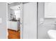 Bright closet next to the bathroom at 200 Cocoanut Ave # 1, Sarasota, FL 34236