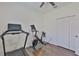 Home gym with peloton and treadmill perfect for exercise at 2450 Dovesong Trace Dr, Ruskin, FL 33570