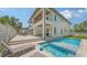 Beautiful backyard showcasing a stunning pool area, perfect for relaxation and entertainment at 2596 Floyd St, Sarasota, FL 34239
