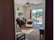 Bedroom featuring a slider door to a patio providing natural light; in need of renovation at 3006 Hawthorne St, Sarasota, FL 34239