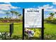 Bark Park rules and regulations sign posted, ensuring a safe and enjoyable environment for pets and owners at 4735 Cassio Ct, Bradenton, FL 34211