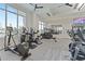 Bright, modern gym featuring cardio equipment and large windows at 4735 Cassio Ct, Bradenton, FL 34211