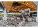 An outdoor bar and seating area is perfect for enjoying refreshments in a relaxed atmosphere at 4735 Cassio Ct, Bradenton, FL 34211
