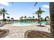 Enjoy the large community pool that features a bar in the background at 4735 Cassio Ct, Bradenton, FL 34211