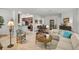 Open-concept living area with a seamless flow to the kitchen and dining space at 5662 Fossano Dr, Sarasota, FL 34238