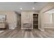 Office area with hardwood floors, neutral paint, and closet storage space at 616 59Th Nw St, Bradenton, FL 34209