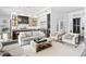 Open living space with modern furnishings, a gourmet kitchen, and stylish decor at 676 Regatta Way, Bradenton, FL 34208