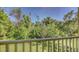 Balcony view overlooking a serene natural landscape with lush greenery and trees at 8907 White Sage Loop, Lakewood Ranch, FL 34202