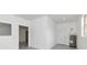 Clean room with new paint, recessed lighting, new flooring, and easy access to the hot water heater at 920 Lena Ln, Sarasota, FL 34240