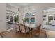 Dining room with pool view at 16511 Cornwall Ln, Lakewood Ranch, FL 34202