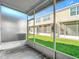 Screened patio area perfect for enjoying the outdoors at 26548 Castleview Way, Wesley Chapel, FL 33544