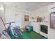 Functional laundry area equipped with a washer and dryer, providing convenience at 2818 Olympic St, Sarasota, FL 34231