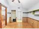Versatile room with a vaulted ceiling and natural light, ready to be customized at 2818 Olympic St, Sarasota, FL 34231