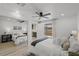 Modern bedroom with large mirror and natural light from sliding glass doors at 3310 W 9Th Ave, Bradenton, FL 34205