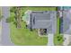 Aerial view of the home, pool, and yard at 4396 Pasadena Cir, Sarasota, FL 34233