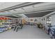 Spacious garage with epoxy floors and storage at 4396 Pasadena Cir, Sarasota, FL 34233