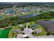 Gorgeous aerial view of a community with lakes and lush landscaping offers serene living and scenic beauty at 4716 98Th E Ter, Parrish, FL 34219
