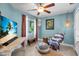 Cozy living room featuring a comfortable seating area and bright natural light at 529 Sunset N Rd, Rotonda West, FL 33947