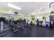 Well-equipped fitness center with modern exercise machines and mirrored walls at 618 Bird Bay S Dr # 113, Venice, FL 34285