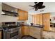 Updated kitchen with stainless steel appliances, ample cabinet space, and modern finishes at 6180 42Nd N Ave, St Petersburg, FL 33709