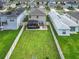 Aerial view of the back yard, showcasing the layout and landscaping at 6256 Springmont Loop, Palmetto, FL 34221