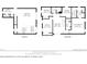 Detailed floor plan showcasing the layout of the main and second levels of the house, including room dimensions at 6256 Springmont Loop, Palmetto, FL 34221