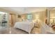Bedroom with neutral walls, a large window, and tile flooring throughout at 626 46Th St, Sarasota, FL 34234