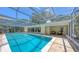 Beautiful screened-in pool, perfect for outdoor relaxation and entertainment at 626 46Th St, Sarasota, FL 34234
