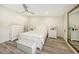 Serene bedroom with stylish decor, comfortable furniture, and a relaxing atmosphere at 718 White Pine Tree Rd # 80, Venice, FL 34285