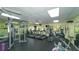 Well-equipped gym with treadmills, elliptical machines, and weightlifting equipment at 718 White Pine Tree Rd # 80, Venice, FL 34285