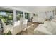 Bright and airy living room with large windows and comfortable seating at 718 White Pine Tree Rd # 80, Venice, FL 34285