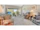 Relaxing living room with large windows and comfortable furnishings, creating an inviting space at 7214 Cloister Dr # 7214, Sarasota, FL 34231