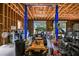 Garage features a car lift, work area, and ample storage at 7264 Spencer Parrish Rd, Parrish, FL 34219