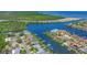 Beautiful waterfront homes with boat docks line the canals of Apollo Beach, offering direct access to the open water at 815 Greenview Dr, Apollo Beach, FL 33572