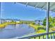 Water view from screened-in balcony at 840 Audubon Dr, Bradenton, FL 34209
