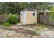 A backyard storage shed, perfect for tools or hobbies at 204 21St Ne St, Bradenton, FL 34208