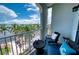 Scenic balcony showcasing waterfront views, comfortable seating, and a tranquil atmosphere at 210 3Rd W St # 8308, Bradenton, FL 34205