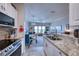 A look from the Kitchen to the dining and living areas at 210 3Rd W St # 8308, Bradenton, FL 34205